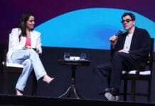 Waves 2025 – भारत के लिए दुनिया का कंटेंट हब बनने का यह एक अविश्वसनीय समय है : श्रद्धा कपूर actress Shraddha Kapoor with Adam Mosseri, Head of Instagram at Waves 2025